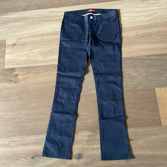 Dickies Girl 5 Pocket Classic Skinny NWT Dark Navy (Dickies HH164) Size 11 - Picture 1 of 9
